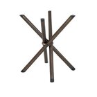 Conjunto De Mesa Tampo Em Vidro Com 4 Cadeiras Karina  Bronze