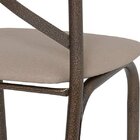 Conjunto De Mesa Tampo Em Vidro Com 4 Cadeiras Karina  Bronze