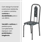 Conjunto De Mesa Tubular 020 100cm X 60cm Tampo Com 4 Cadeira