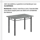 Conjunto De Mesa Tubular 020 100cm X 60cm Tampo Com 4 Cadeira