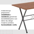 Conjunto De Mesa Tubular 062 100x60cm Tampo Em Mdf Com 4 Cade