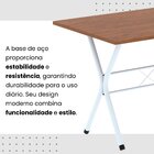Conjunto De Mesa Tubular 062 100x60cm Tampo Em Mdf Com 4 Cade
