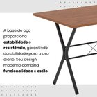 Conjunto De Mesa Tubular 062 100x60cm Tampo Em Mdf Com 4 Cade