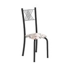 Conjunto De Mesa Tubular 062 100x60cm Tampo Em Mdf Com 4 Cade