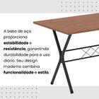 Conjunto De Mesa Tubular 100cm X 60cm Tampo Em Mdf Com 4 Cade