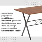 Conjunto De Mesa Tubular 100cm X 60cm Tampo Em Mdf Com 4 Cade