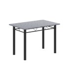 Conjunto De Mesa Tubular 100x60cm Tampo Com 4 Cadeiras Dany B