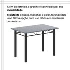 Conjunto De Mesa Tubular 100x60cm Tampo Com 4 Cadeiras Dany B