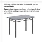 Conjunto De Mesa Tubular 100x60cm Tampo Com 4 Cadeiras Dany P