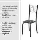Conjunto De Mesa Tubular 100x60cm Tampo Com 4 Cadeiras Dany P