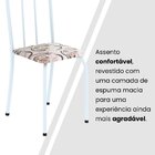 Conjunto De Mesa Tubular 100x60cm Tampo Em Ardósia Indiano Co