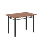 Conjunto De Mesa Tubular 100x60cm Tampo Em Mdf E 4 Cadeiras D