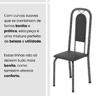 Conjunto De Mesa Tubular 120cm X 75cm Tampo Ardósia Indiano C