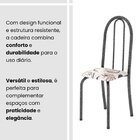 Conjunto De Mesa Tubular 120cm X 75cm Tampo Com 4 Cadeiras Ar