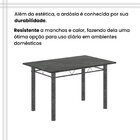Conjunto De Mesa Tubular 120cm X 75cm Tampo Com 4 Cadeiras Ar
