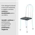 Conjunto De Mesa Tubular 120cm X 75cm Tampo Com 4 Cadeiras Pr