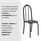 Conjunto De Mesa Tubular 120cm X 75cm Tampo Com 4 Cadeiras Pr