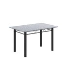 Conjunto De Mesa Tubular 120cm X 75cm Tampo Com 4 Cadeiras Pr