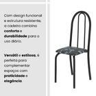 Conjunto De Mesa Tubular 120cm X 75cm Tampo Com 4 Cadeiras Pr