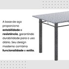 Conjunto De Mesa Tubular 120cm X 75cm Tampo Com 4 Cadeiras Pr
