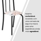 Conjunto De Mesa Tubular 140cm X 75cm Tampo Em Ardósia Indian