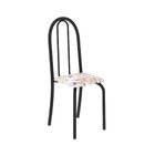 Conjunto De Mesa Tubular 140cm X 75cm Tampo Em Vidro Com 6 Ca