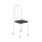 Conjunto De Mesa Tubular 140cm X 75cm Tampo Em Vidro Com 6 Ca