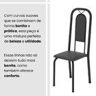 Conjunto De Mesa Tubular 140cm X 75cm Tampo Granito Topázio C