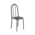 Conjunto De Mesa Tubular 140x75cm Tampo Em Granito Topázio Co