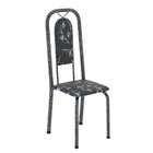 Conjunto De Mesa Tubular 180cm X 75cm Tampo Granito Topázio C