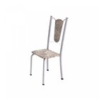 Conjunto De Mesa Tubular 4 Cadeiras 120cm Com Tampo De Vidro