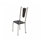 Conjunto De Mesa Tubular 4 Cadeiras 120cm Com Tampo De Vidro