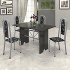 Conjunto De Mesa Tubular 4 Cadeiras 120x75cm Mart Perola Com