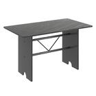 Conjunto De Mesa Tubular 4 Cadeiras 120x75cm Mart Prata Com T