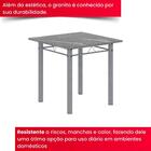 Conjunto De Mesa Tubular 4 Cadeiras 70x70cm Mart Perola Com T