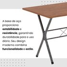 Conjunto De Mesa Tubular 62 100x60cm Tampo Em Mdf Com 4 Cadei