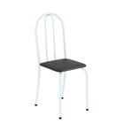 Conjunto De Mesa Tubular 62 100x60cm Tampo Em Mdf Com 4 Cadei