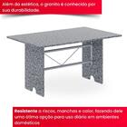 Conjunto De Mesa Tubular 6 Cadeiras 140x75cm Mart Perola Com