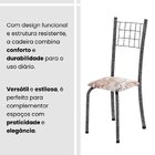 Conjunto De Mesa Tubular 70cm X 70cm Tampo Em Mdf Com 4 Cadei