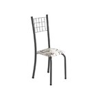 Conjunto De Mesa Tubular 70x70cm Tampo Em Ardósia Com 4 Cadei