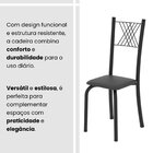 Conjunto De Mesa Tubular 70x70cm Tampo Em Mdf 4 Cadeiras Sara