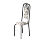 Conjunto De Mesa Tubular 8 Cadeiras 180x75cm Mart Prata Com T