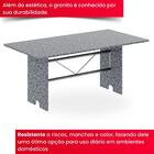 Conjunto De Mesa Tubular 8 Cadeiras 180x75cm Mart Prata Com T