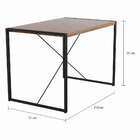Conjunto De Mesa Well-done Com 4 Cadeiras Preto E Ipê