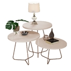 Conjunto De Mesas De Apoio Lateral E Centro Eloah Pérola