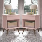 Conjunto De Mesas De Apoio Para Quarto Orlando Rosê