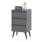 Conjunto De Mesas De Cabeceira Retrô Atalanta Onix