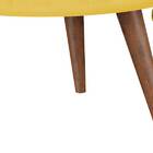 Conjunto De Mesas De Centro Ísis Amarelo Com Madero - Móveisa