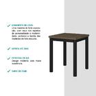 Conjunto De Mesas De Sala De Estar Madeirada Carraro