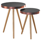 Conjunto De Mesas Laterais Decorativas Sala De Estar Malaga P